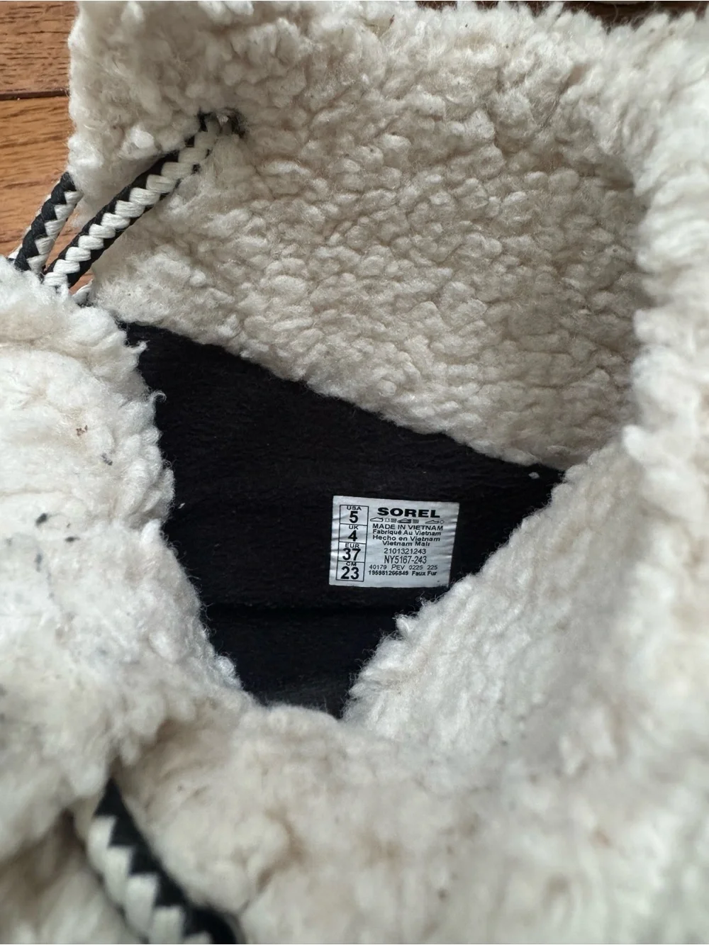 Sorel Kids Brown, Black & Cream Sherpa Winter Boots